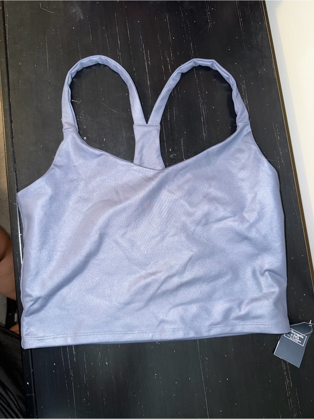 Abercrombie & Fitch Lavender Crop Tank Top